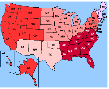 Clickable Map for the United States 