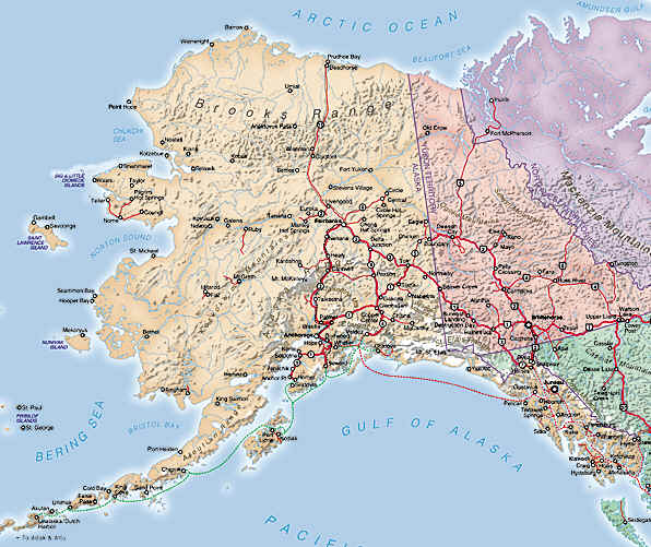 Alaska  Map