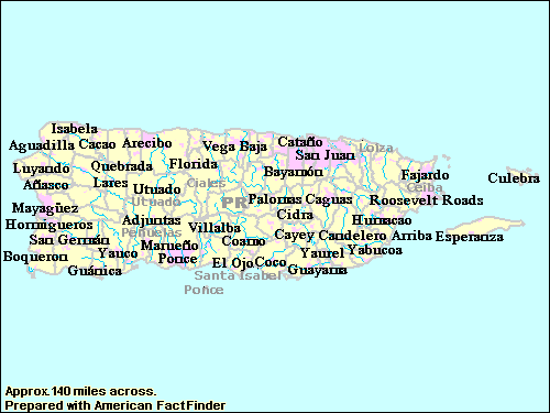 Map Of Puerto Rico With Major Cities. Puerto Rico Map Puerto Rico.