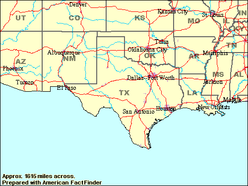 Texas Map Texas.