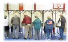 Voters at Polling Stations