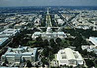 Foto von Washington aus der Luft 