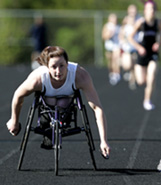 Wheelchair athlete Tatyana McFadden.