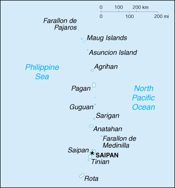 Northern Mariana Map