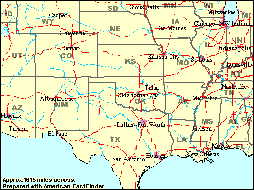 Oklahoma Map